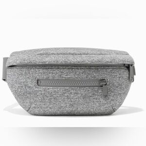 Dagne Dover ACE Neoprene  Fanny Pack Crossbody Bag Grey Travel Belt Bag